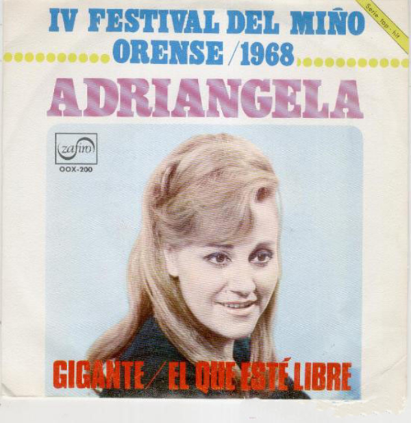 アドリアンヘラ(Adriángela) - Gigante / El Que Este Libre (EP) 1968