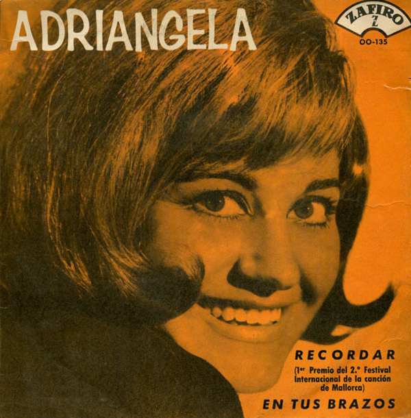 アドリアンヘラ(Adriángela) – Recordar / Nos tos brazos (EP) 1965